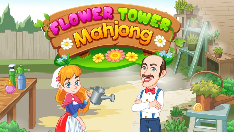 Mahjong Πύργου Λουλουδιών